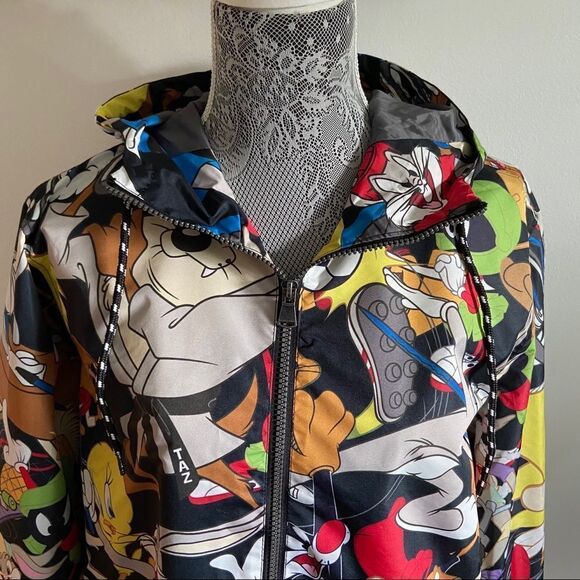 Looney Tunes X Members Only character pattern windbreaker jacket - NWT - Picture 7 of 16